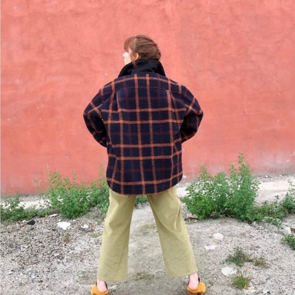 No. 6 Store Wilson Jacket in Black Plaid Size 1 - Small - Picture 3 of 8